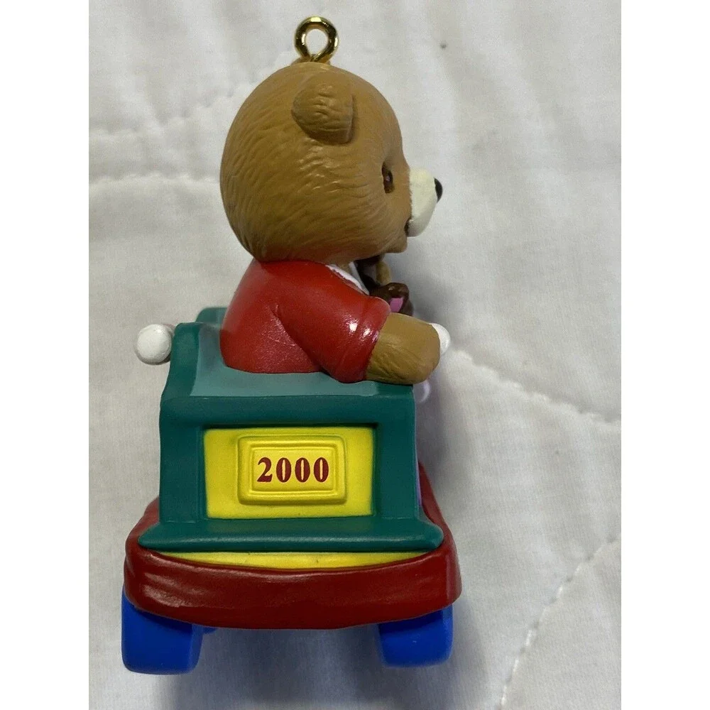 2000 Hallmark Keepsake Ornament Baby's Second Christmas Teddy Bear
